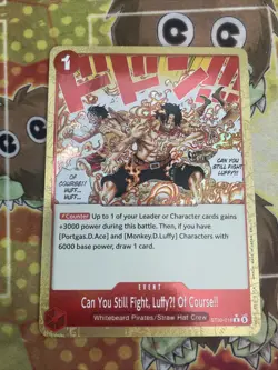 Can You Still Fight, LuffyU! Of Course!! ST30-016 NM Parallel English One Piece - Image 1