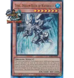 Yugioh! 1x Tidal Dragon Ruler of Waterfalls RA03-EN009 Ultimate Rare 1st Ed NM - Image 1