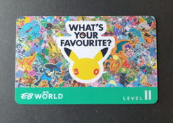 EB WORLD (EB Games) WOOPER Membership Card 30 Years LEVEL II (2) - Image 1