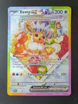 Eevee 174/SVP Black Star PROMO Prismatic Evolutions SPC Pokemon Card | EXC - Image 1