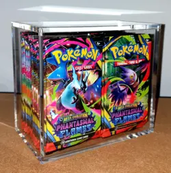 [36 Packs] Phantasmal Flames Booster Packs Acrylic Box Case Pokemon Card SEALED - Image 2