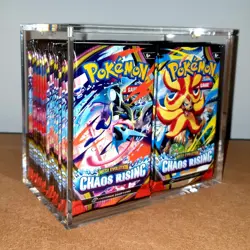 [36 Packs] Chaos Rising Booster Packs Acrylic Box Case Pokemon Card | SEALED - Image 2