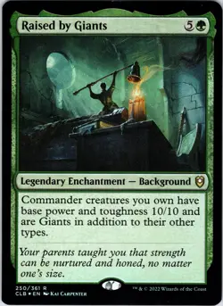 Raised by Giants 250 Commander Legends: Battle for Baldur's Gate Foil NM - Image 1