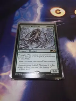 Mtg Singles - Aggressive Mammoth - Core Set 2019 (M19) - Rare - LP - Image 1