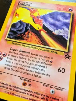 Sulfura Promo 21 - Wizards Black Star - Carte Pokemon FR - Image 2