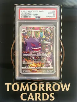 Pokemon Gengar Dark Phantasma #074 PSA 10 Japanisch 2022 Alternative Art SWSH - Image 1