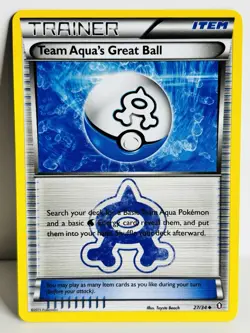 Pokemon TCG Team Aquas Great Ball 27/34 Double Crisis - Image 1