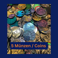 Pokemon TCG - 5 Coins / Munzen | Zufallige Auswahl - Image 2