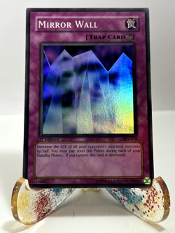 YuGiOh! Mirror Wall PSV-016 1st Edition Super Rare LP - Image 1