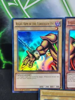 Yugioh Exodia the Forbidden One Set Ultra Rare YGLD 1st Edition NM - Image 3