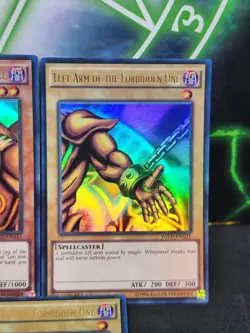 Yugioh Exodia the Forbidden One Set Ultra Rare YGLD 1st Edition NM - Image 4