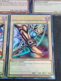 Yugioh Exodia the Forbidden One Set Ultra Rare YGLD 1st Edition NM - Image 5