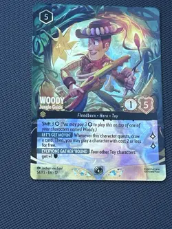 Woody Jungle Guide Foil Promo Set Championship Disney Lorcana Ravensburger - Image 1