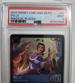 Disney Lorcana PSA 9 Belle Apprentice Inventor Magical Places Promo MINT PSA 9 - Image 3