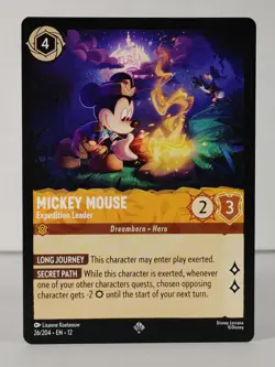 Mickey Mouse - Expedition Leader - Wilds Unknown #26 - LORCANA -NM - B - Image 1