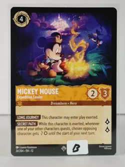 Mickey Mouse - Expedition Leader - Wilds Unknown #26 - LORCANA -NM - B - Image 5