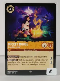 Mickey Mouse - Expedition Leader - Wilds Unknown #26 - LORCANA -NM - A - Image 5