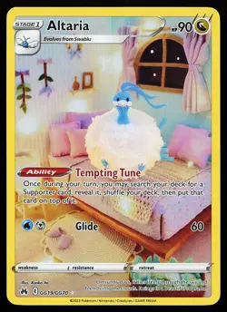 Altaria GG19/GG70 Holo Crown Zenith Galarian Gallery Pokemon Card - Image 1