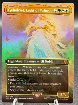 Galadriel, Light of Valinor (Borderless) 498 Tales of Middle-earth Foil NM - Image 1
