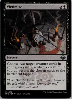 Victimize Foil U Sorcery Modern Horizons 3 278 NM - Image 1