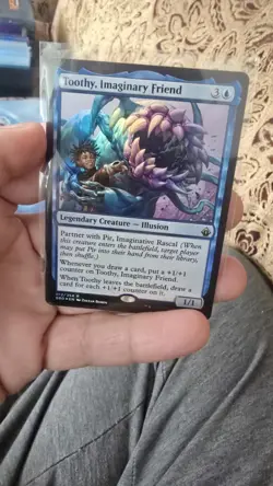 Wizards of the Coast FOIL Toothy, Imaginary Friend Rare Blue Legendary 012/254 - Image 1