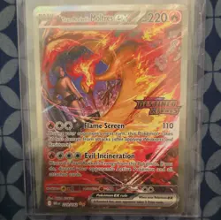 Team Rocket's Moltres ex 229/182 Destined Rivals English Holo stamped - Image 1