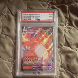 The Pokemon Company 2020 Pokemon TCG Charizard VMAX Holo 020/189 PSA 9 - Image 1
