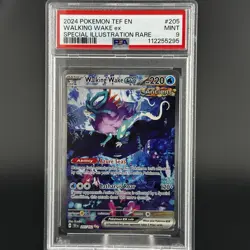 Pokemon Walking Wake ex 205/162 SV05 Temporal Forces SIR Holo PSA 9 Eng - Image 1