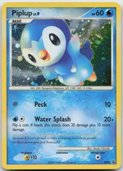 Piplup DP03 Holo Promo Diamond and Pearl Promos Pokemon TCG NM - Image 1