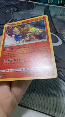 Shining Ho-Oh SM70 Black Star Promo Pokemon Sun And Moon DMG - Image 4