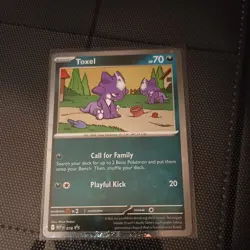 Pokemon Toxel - 078 (Cosmos Holo) 078 Me: Mega Evolution Promo Holo - Image 1