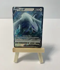 Pokemon TCG Lugia V 220 HP 138/195 Silver Tempest Ultra Rare Holo EN 2022 - Image 1