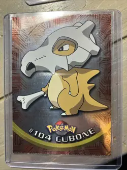 Pokemon Tv Animation Edition Series 2 Cubone #104 Foil Blue Logo 2000 NM - Image 1