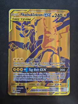 Pikachu & Zekrom Gx SM248 Jumbo/Oversized Promo - Pokemon TCG - Image 1
