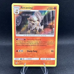 Arcanine 6/18 Rare Detective Pikachu Pokemon Holo Near Mint - Image 1