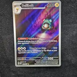 2023 Pokemon TCG SV03 Obsidian Flames Bellibolt 201/197 IR Illustration Rare - Image 4
