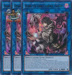 Yugioh! 3x Dharc the Dark Charmer, Gloomy RA03-EN048 Ultra Rare 1st Ed NM - Image 1