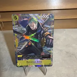 OP07-113 Roronoa Zoro Illustration AA Alt Art English One Piece TCG Card Game - Image 1