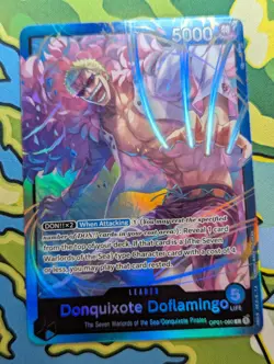 Donquixote Doflamingo OP01-060 Alt Art ST17 One Piece Card Game TCG ENGLISH NM - Image 1