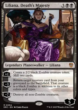 Liliana, Death's Majesty - Non-Foil - Aetherdrift Commander - 94 | MTG Card - Image 3