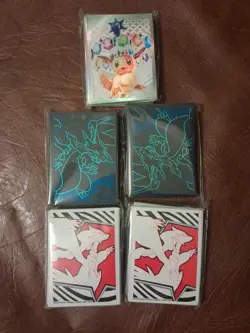 Pokemon TCG ETB Card Sleeves - Lot of 5 Sealed - Image 1