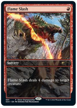 Flame Slash - Game Day & Store Championship Promos (GAME) NM-MINT MTG Magic Card - Image 1