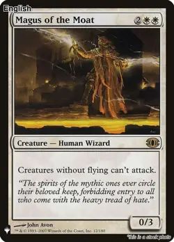 Magus of the Moat EN [LIST - 12] - NM TCG MTG - Image 1
