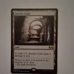 MTG Ultimate Masters Ancient Tomb 236/254 Rare Regular Land Card English - Image 1