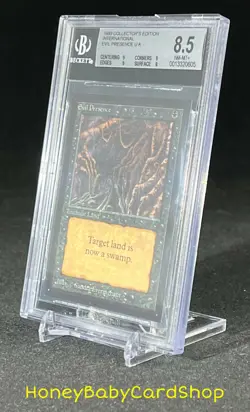 MTG International Edition (IE) 1993 Evil Presence BGS 8.5 NM/MT+ OldSchool 93/94 - Image 3