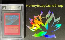MTG International Edition (IE) 1993 Lightning Bolt BGS 8.5 NM/MT+ OldSchool 9394 - Image 4