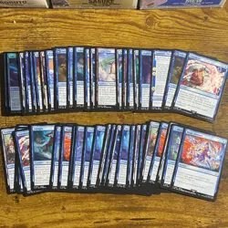 MTG Final Fantasy blue uncommon and common lot - Image 1