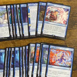 MTG Final Fantasy blue uncommon and common lot - Image 2