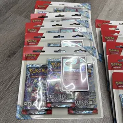 Pokemon Stellar Crown Latias / Tinkaton Triple Blister NEW SEALED ✅ - Image 2