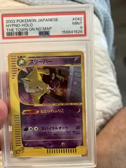 2002 Pokemon Hypno 042/092 The Town on No Map 1st Ed Holo Japanese PSA9 - Image 1